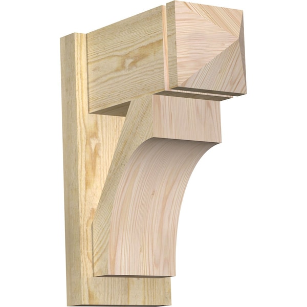 Ekena Millwork Westlake Arts & Crafts Rough Sawn Outlooker, Douglas Fir, 8"W x 16"D x 20"H OUT08X16X20WTL03RDF - main